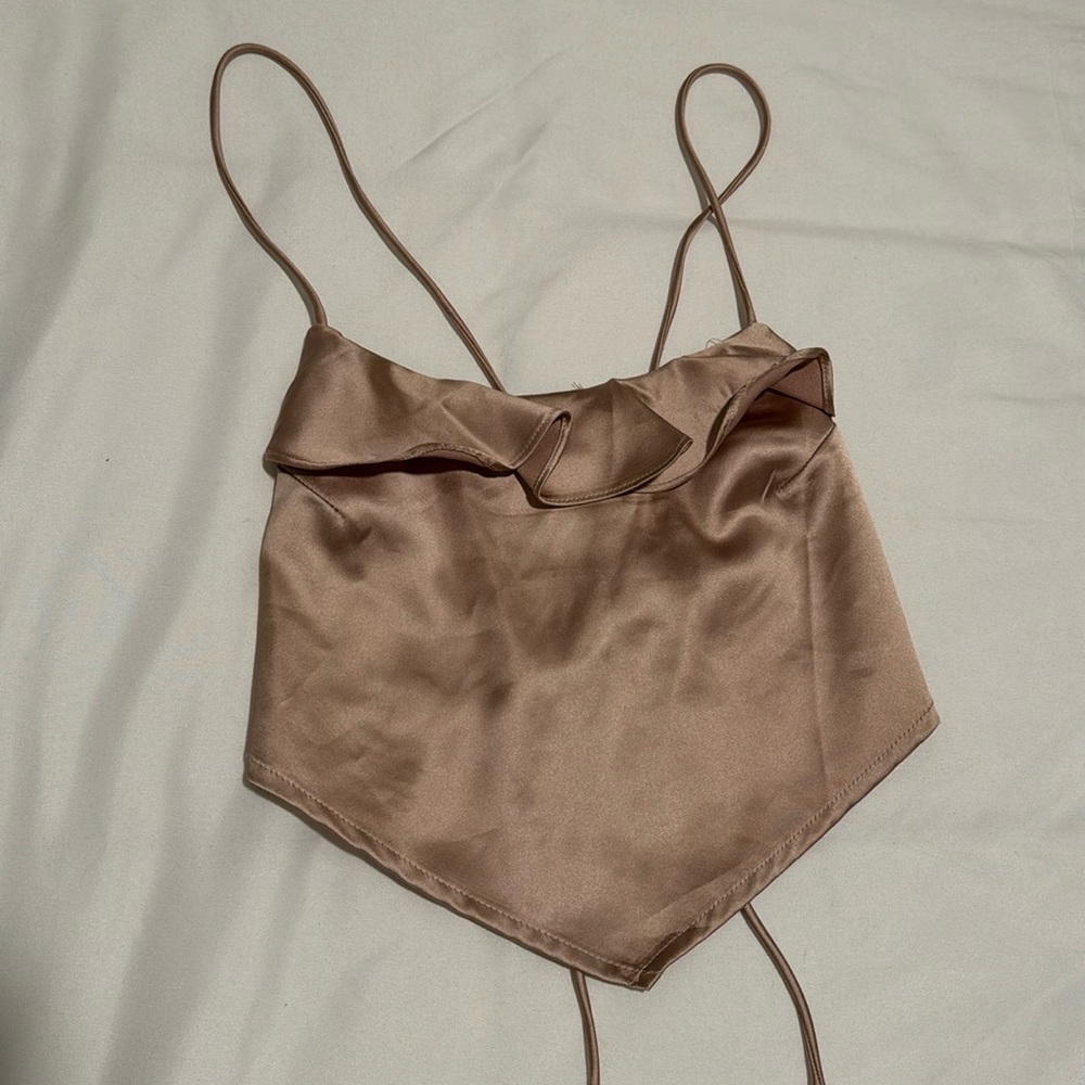 Champagne crop top